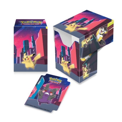 Ultra Pro - Кутия за съхранение на карти - Shimmering  Skyline Full View - Pikachu